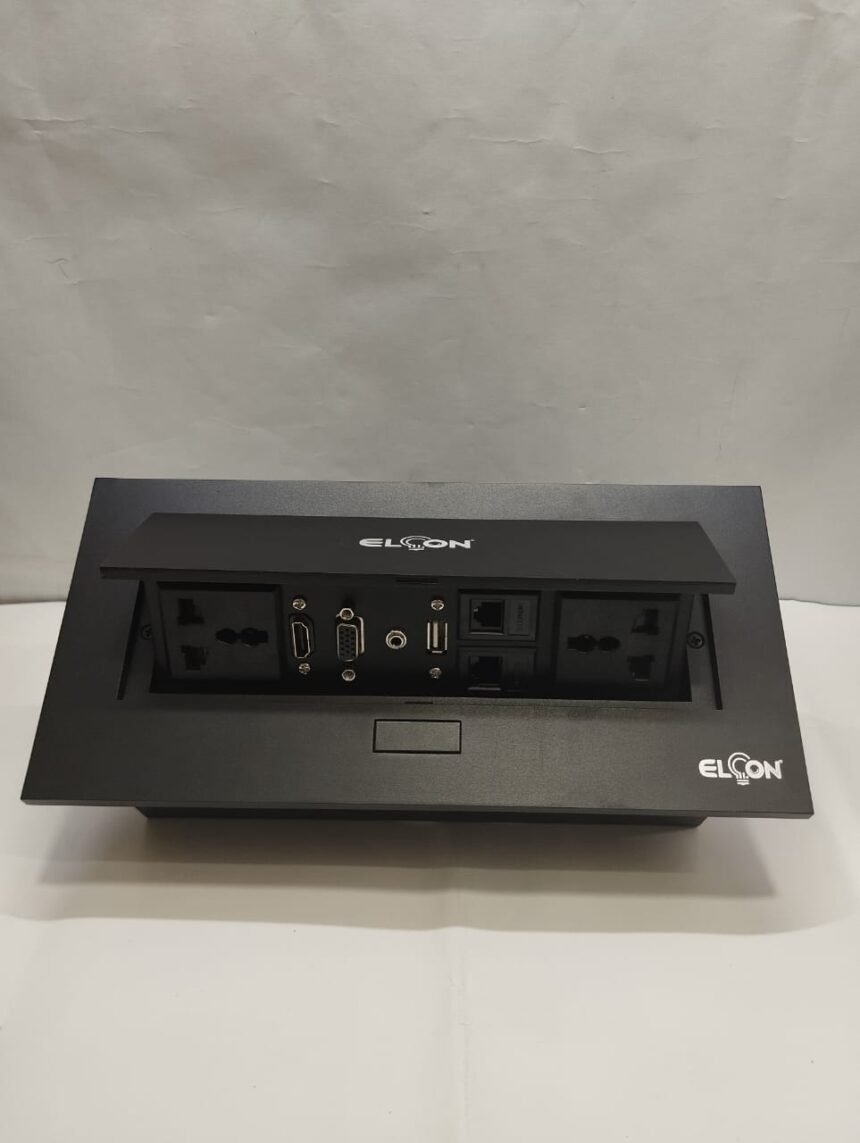Multimedia Tabletop Black Elcon – Indus Electric