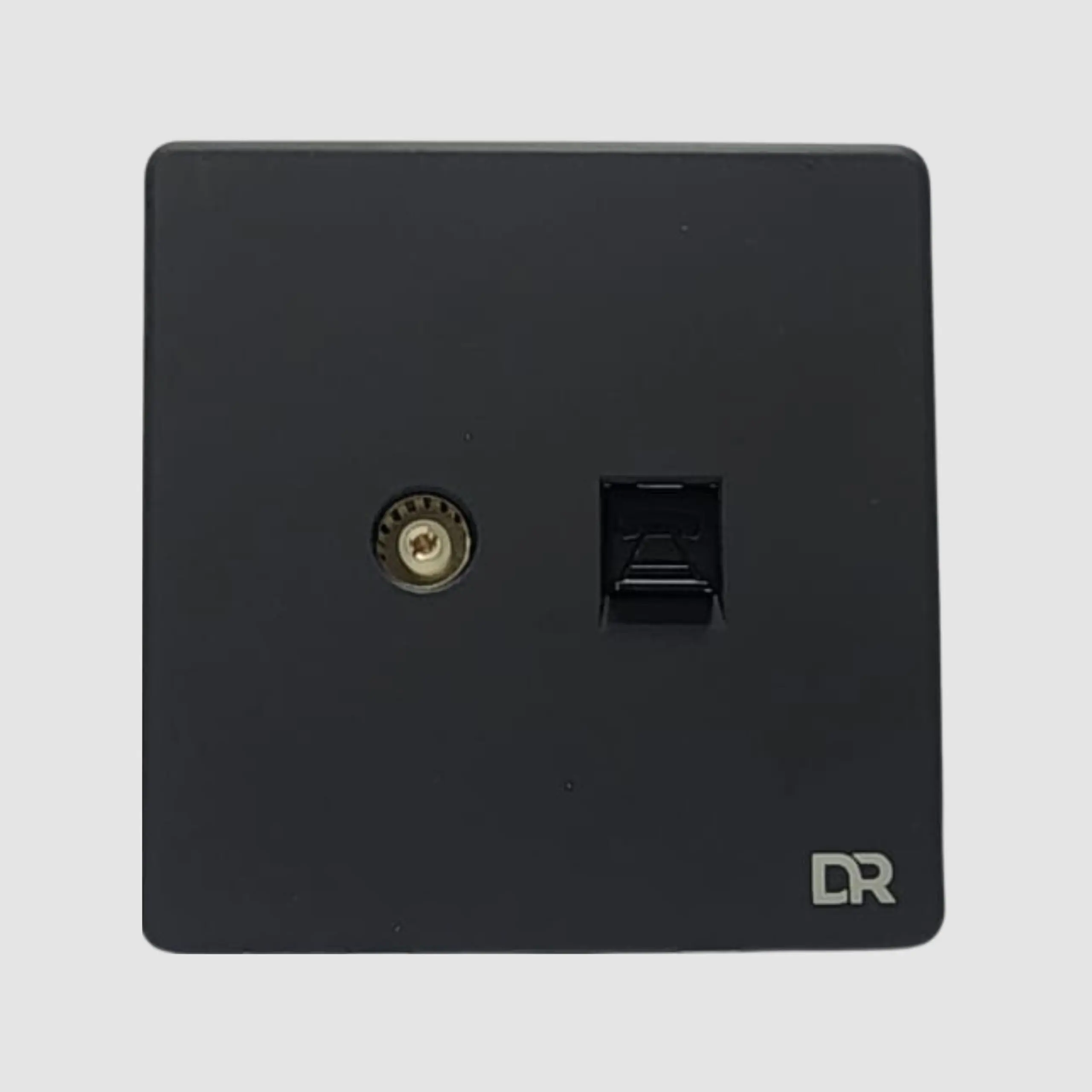 Shadow Pearl - Single T.V & Data Sockets - Image 1