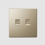 Champagne - Double Telephone Socket