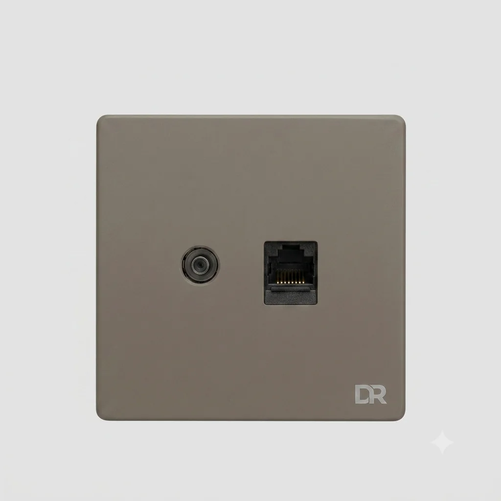 11 Imperial Rose - Single T.V & Data Sockets - Image 1