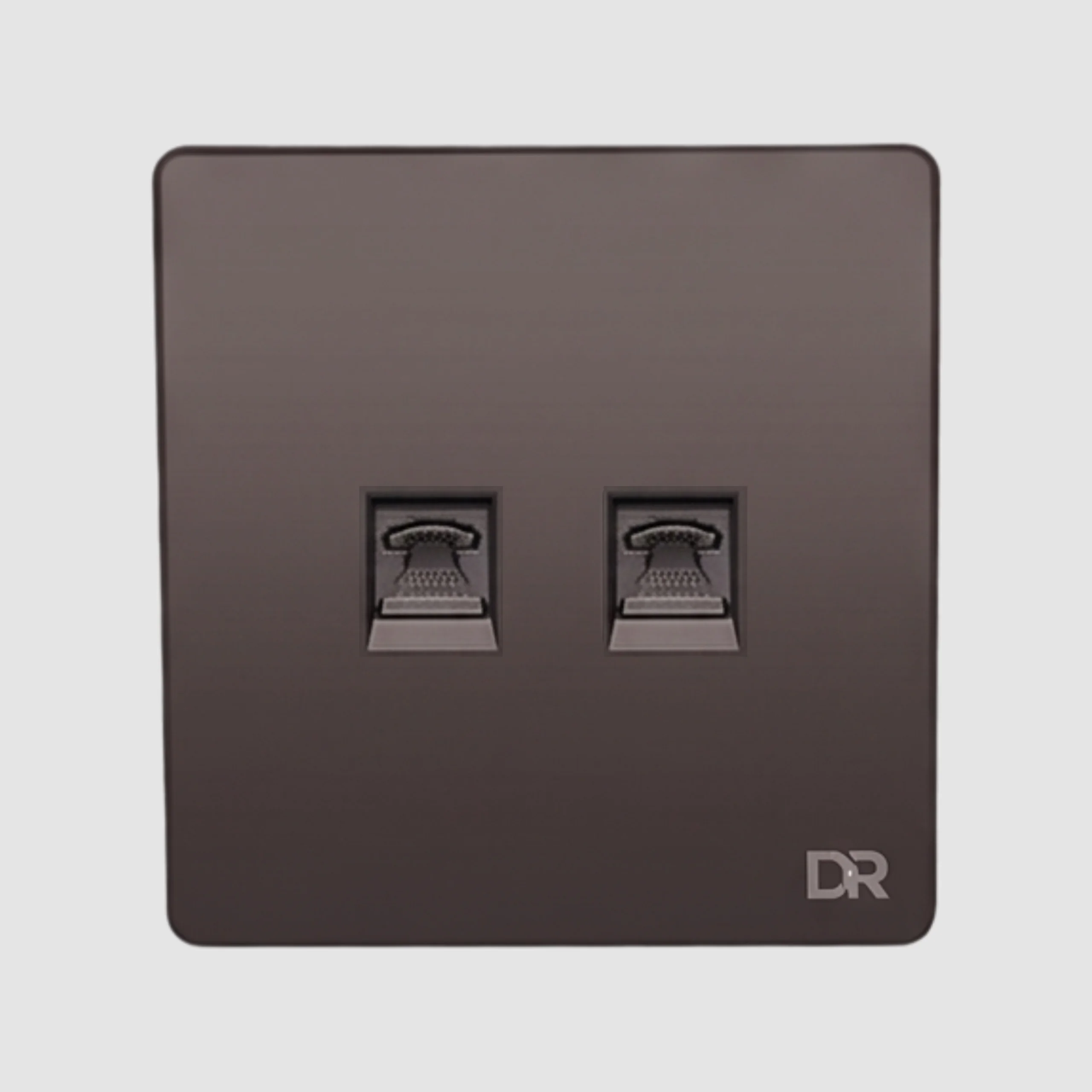 Rich Brown -Double Telephone Sockets - Image 1