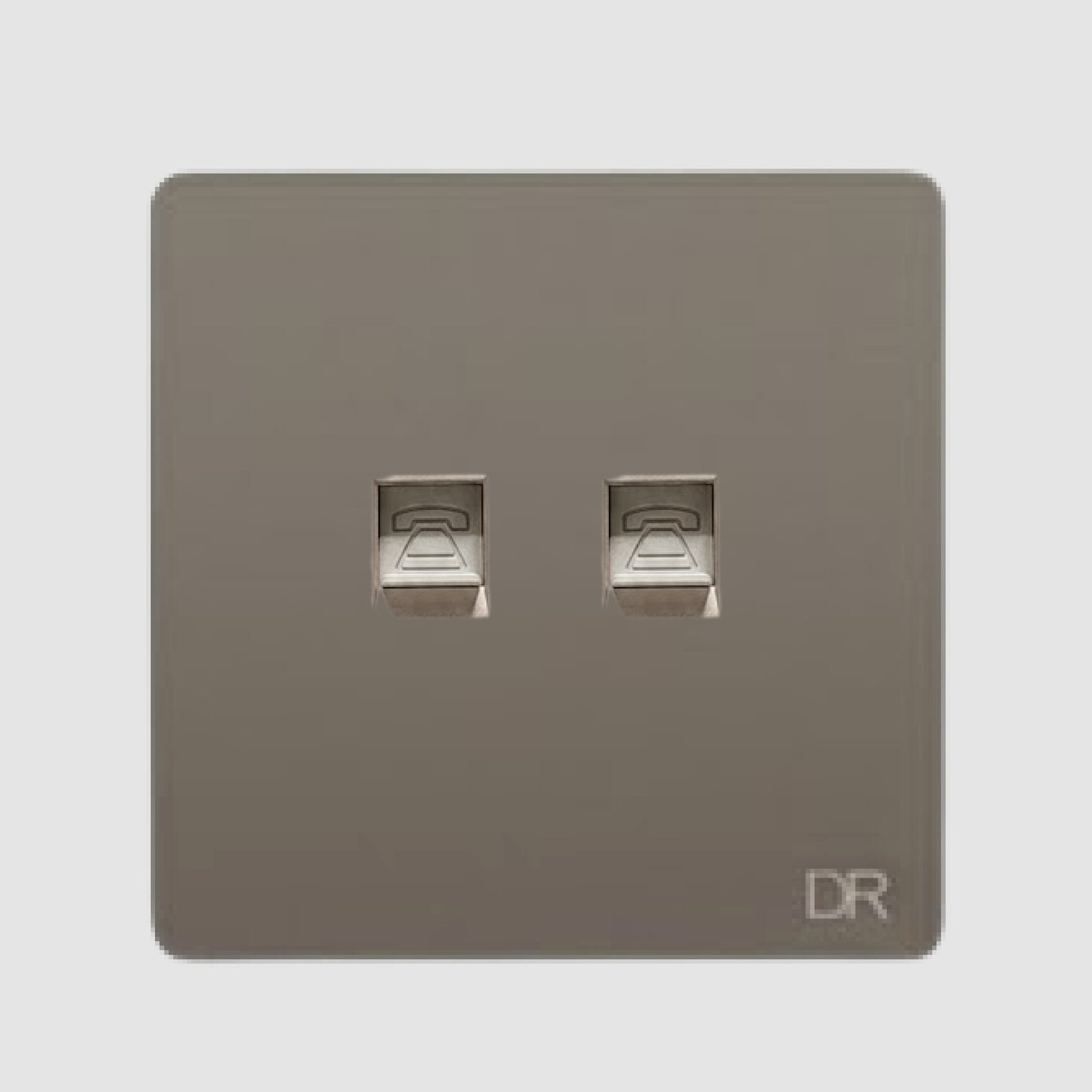 13 Imperial Rose - Double Telephone Switch Sockets - Image 1